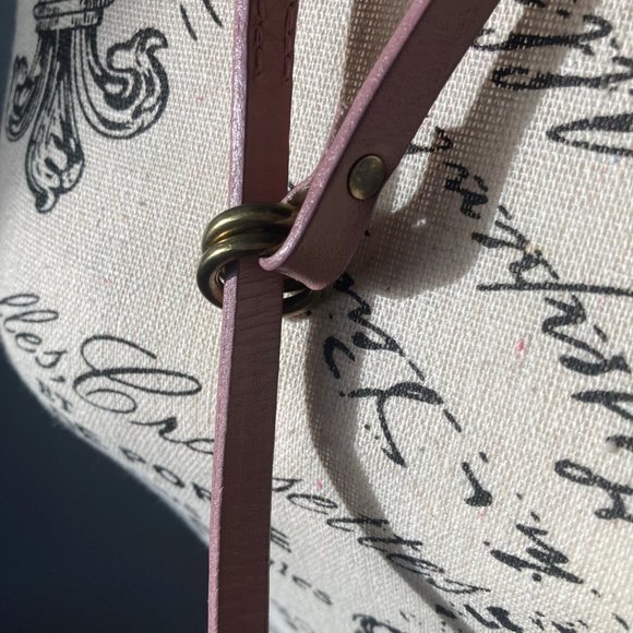 Vintage J. Crew Genuine Leather Skinny Belt 41" Pink double D-ring - Picture 5 of 8